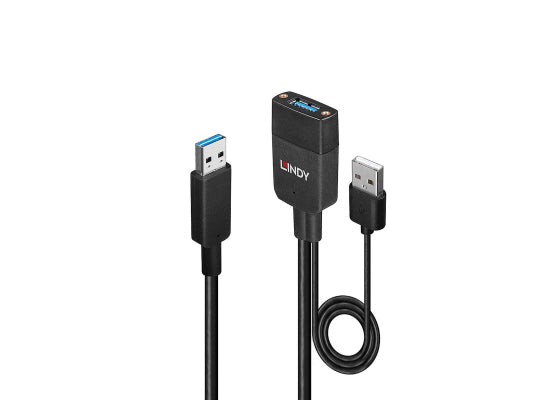 Lindy 43357 USB A 3.2 Hybridkabel, 35m