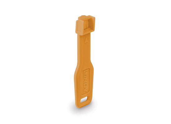 Lindy 47897 RJ45 Port Schloss 10er SET, orange