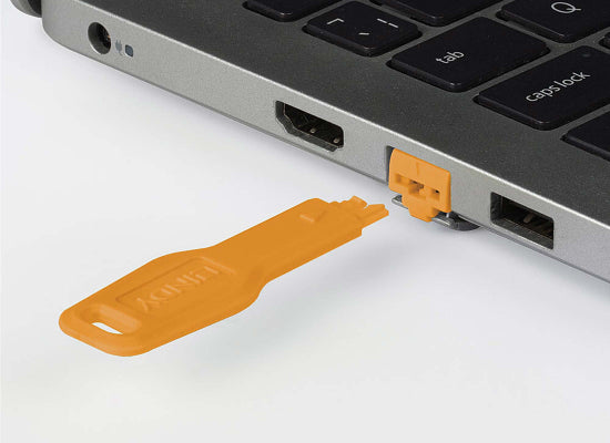 Lindy 47897 RJ45 Port Schloss 10er SET, orange