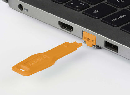 Lindy 47898 RJ45 Port Schloss 20er SET, orange