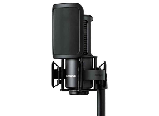 Shure SM4-K-KIT Großmembran Studiomikrofon Kit, schwarz