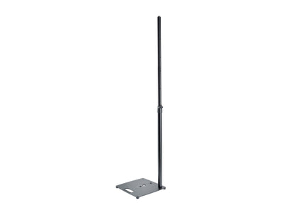 K&M 26729 Boxenstativ mit Stahlplatte, schwarz