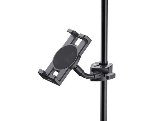 K&M 19764 Smartphone / Tablet Halter, Kunststoff, schwarz