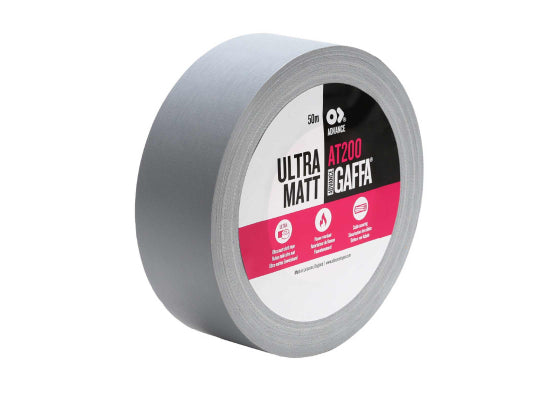 Advance Tapes AT 200 Gewebeklebeband, grau, matt, PRO, 50m