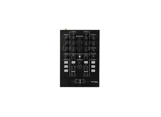Omnitronic PM-202FX DJ-Mixer / Player, 2-Kanal, schwarz