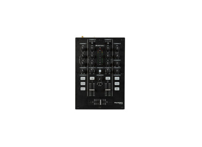 Omnitronic PM-202FX DJ-Mixer / Player, 2-Kanal, schwarz