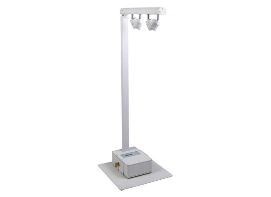 Briteq BTI-Akkupole LED Lichtanlage, weiß, WW, 4x 5W LED Spot