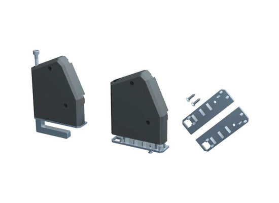 Bachmann DESK Halteplatten, 2er SET, 2x Schraube