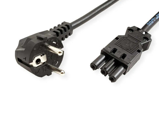 Bachmann GST18-3 Gerätezuleitung, schwarz, 1.5m