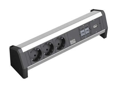 Bachmann DESK 1 Tischanschlussfeld, 3-fach, 2xCAT6, USB
