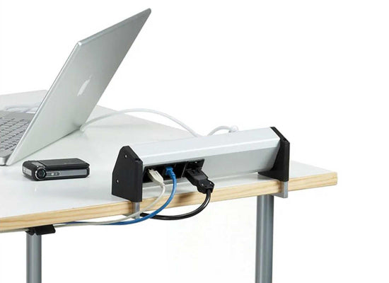 Bachmann DESK 1 Tischanschlussfeld, 3-fach, 2xCAT6, USB