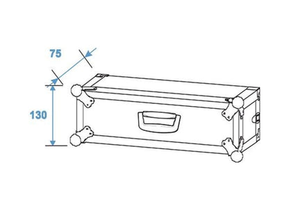 Rack 02 HE Super Economy 19'', Nutztiefe:24cm